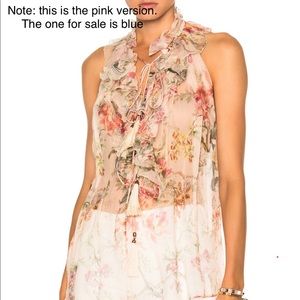 Zimmermann Silk Mercer Ruffle Top